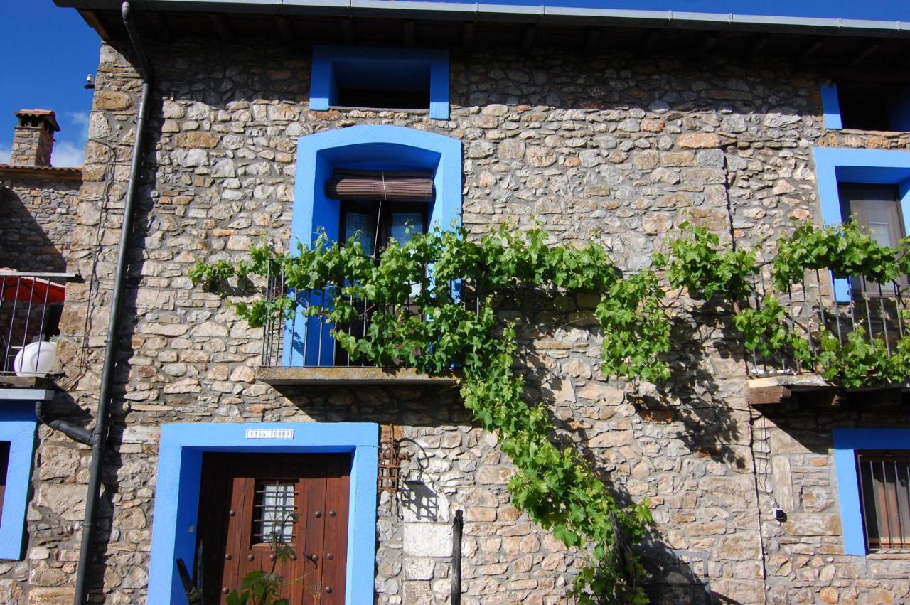 Apartamento El Fenal De Turmo Casa Rural "El Capricho De Nieves" Laspuña Exteriör bild